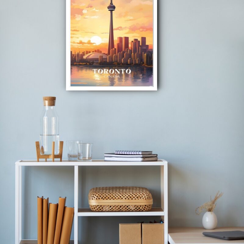 Quadro Decorativo Poster Toronto Canada - 70x50 cm