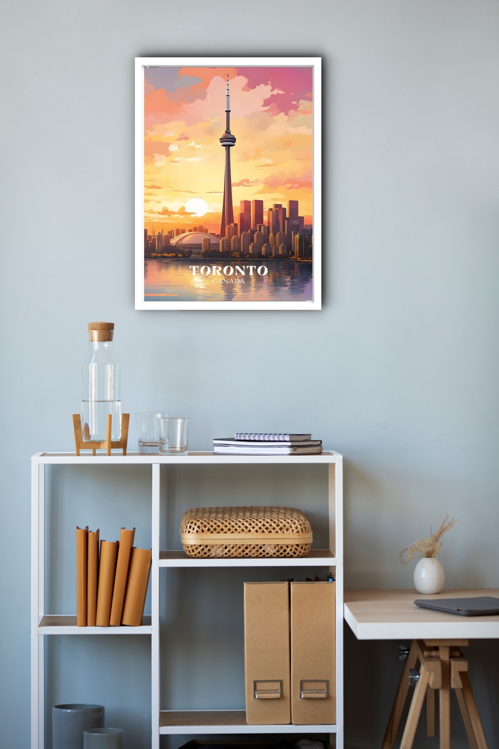 Quadro Decorativo Poster Toronto Canada - 70x50 cm
