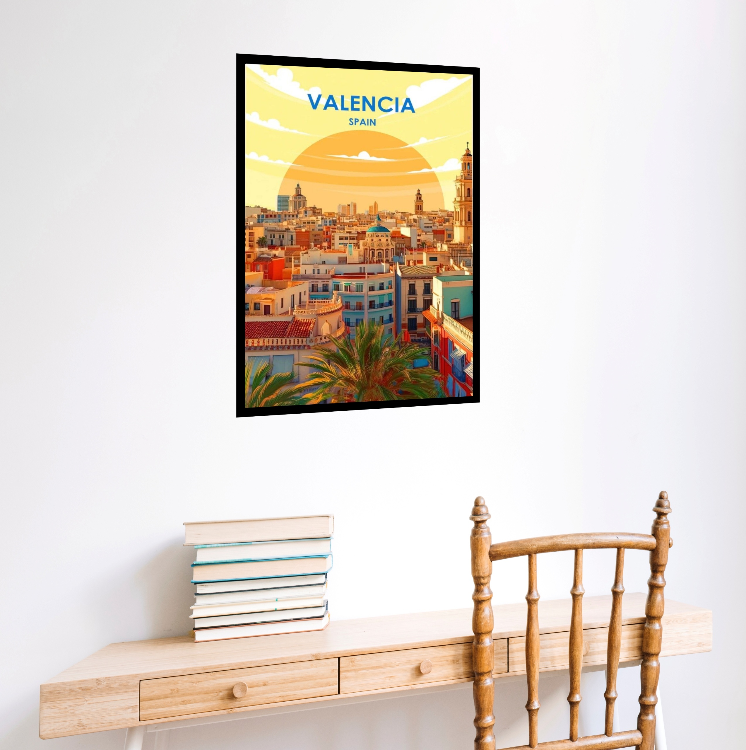 Quadro Decorativo Poster Valencia Spain - 70x50 cm