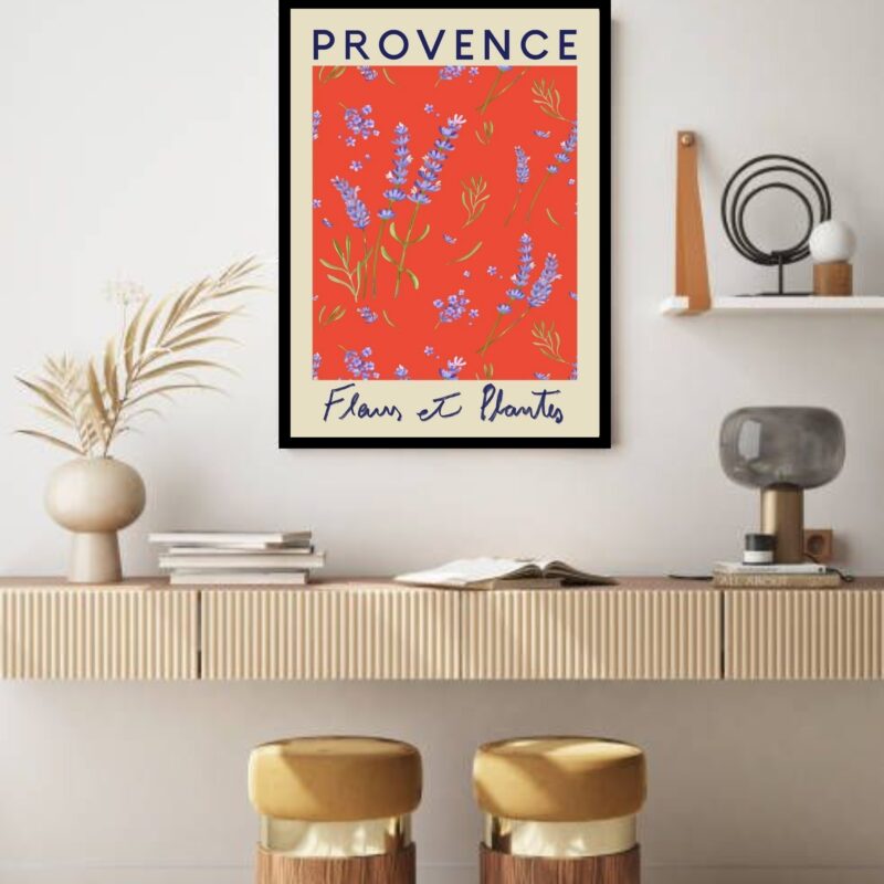 Quadro Decorativo Provence Flower Market - 70x50 cm