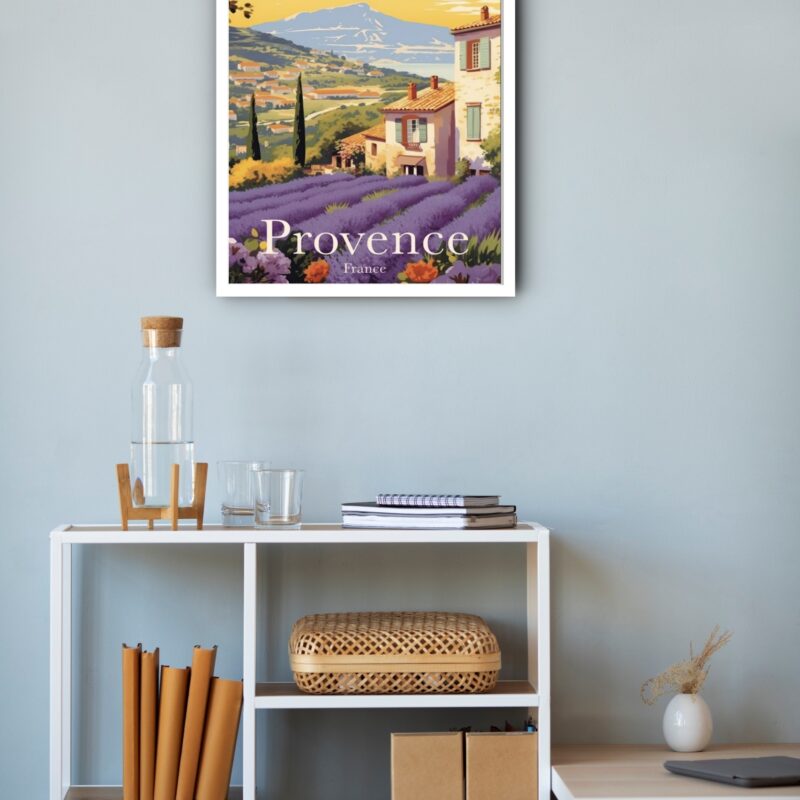 Quadro Decorativo Provence France - 70x50 cm