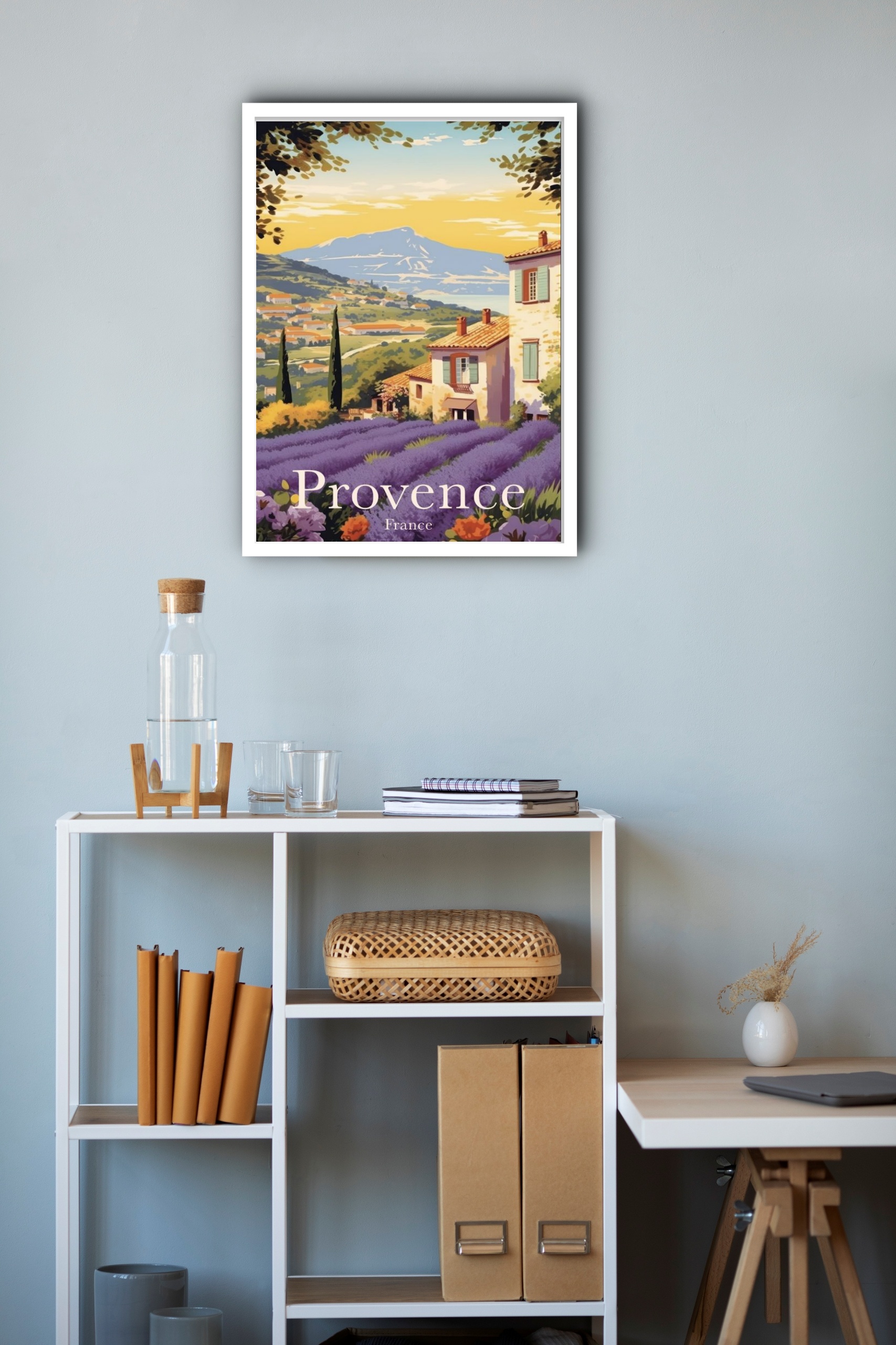 Quadro Decorativo Provence France - 70x50 cm