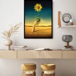 Quadro Decorativo Salvador Dali Margarida - 70x50 cm