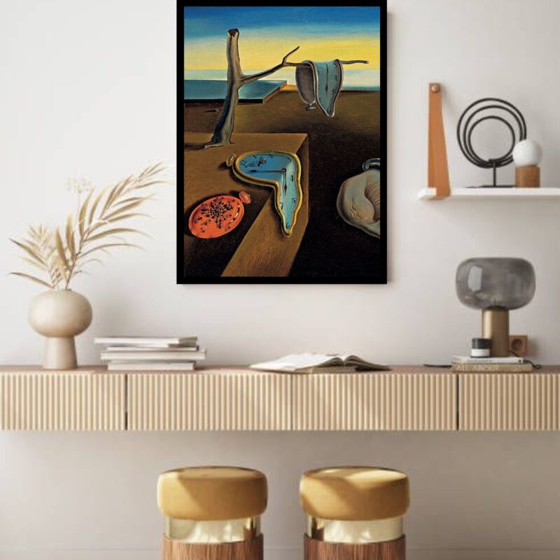 Quadro Decorativo Salvador Dali Memória - 70x50 cm