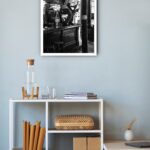Quadro Decorativo San Francisco Saxofonista Balcão -70x50cm