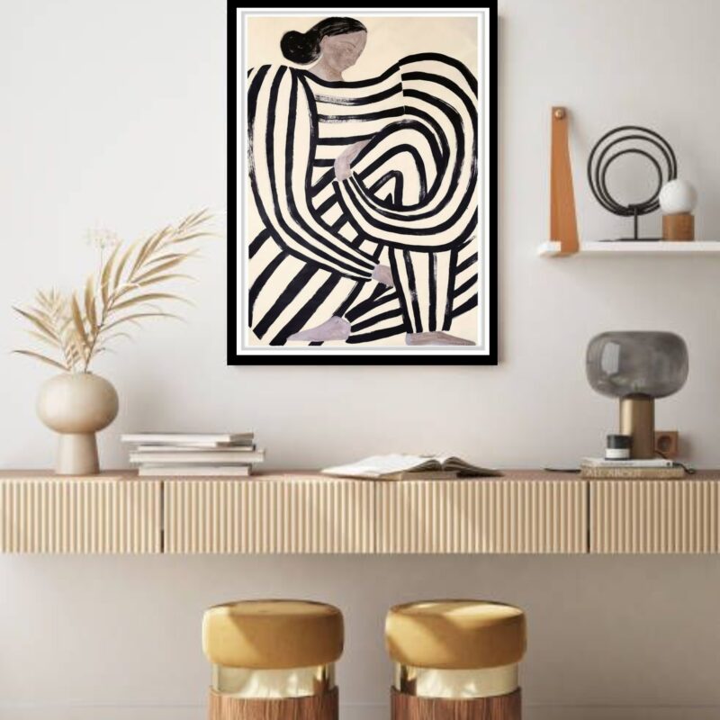 Quadro Decorativo Sofia Lind Body Lines - 70x50 cm