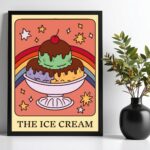 Quadro Decorativo Sorvete - Carta Tarot
