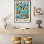Quadro Decorativo Stockholm Market Flower - 70x50 cm
