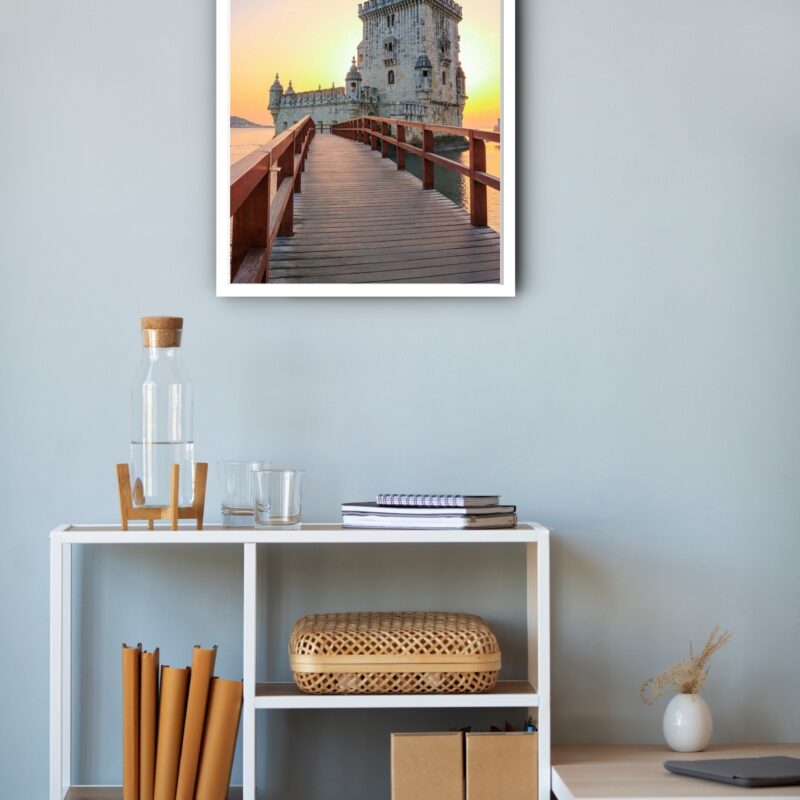 Quadro Decorativo Torre de Belém Lisboa - 70x50 cm