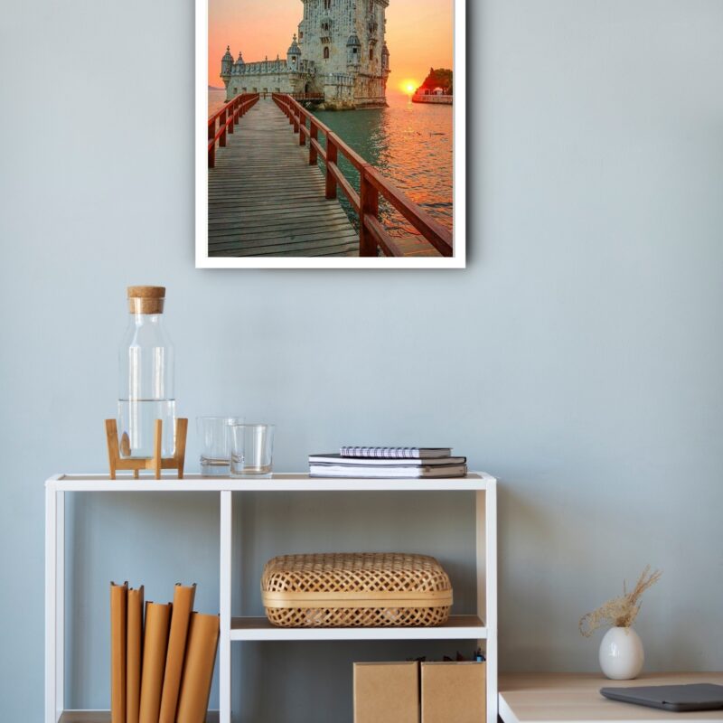 Quadro Decorativo Torre de Belém Portugal - 70x50 cm