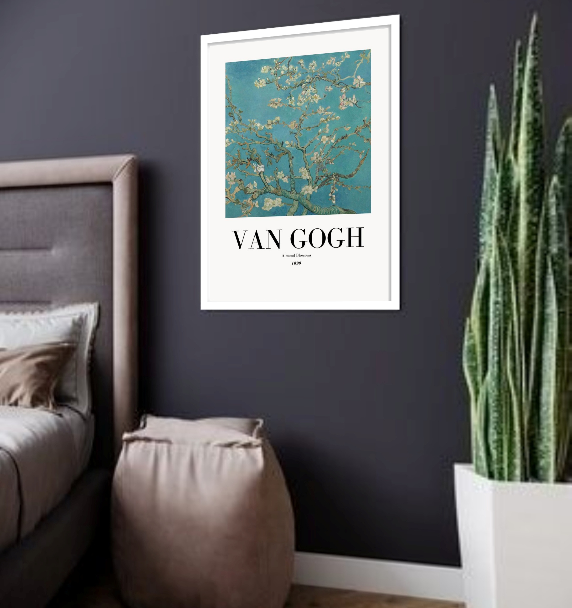 Quadro Decorativo Van Gogh Almond Blossoms - 70x50 cm