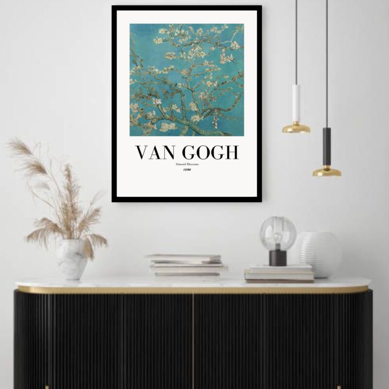 Quadro Decorativo Van Gogh Almond Blossoms - 70x50 cm