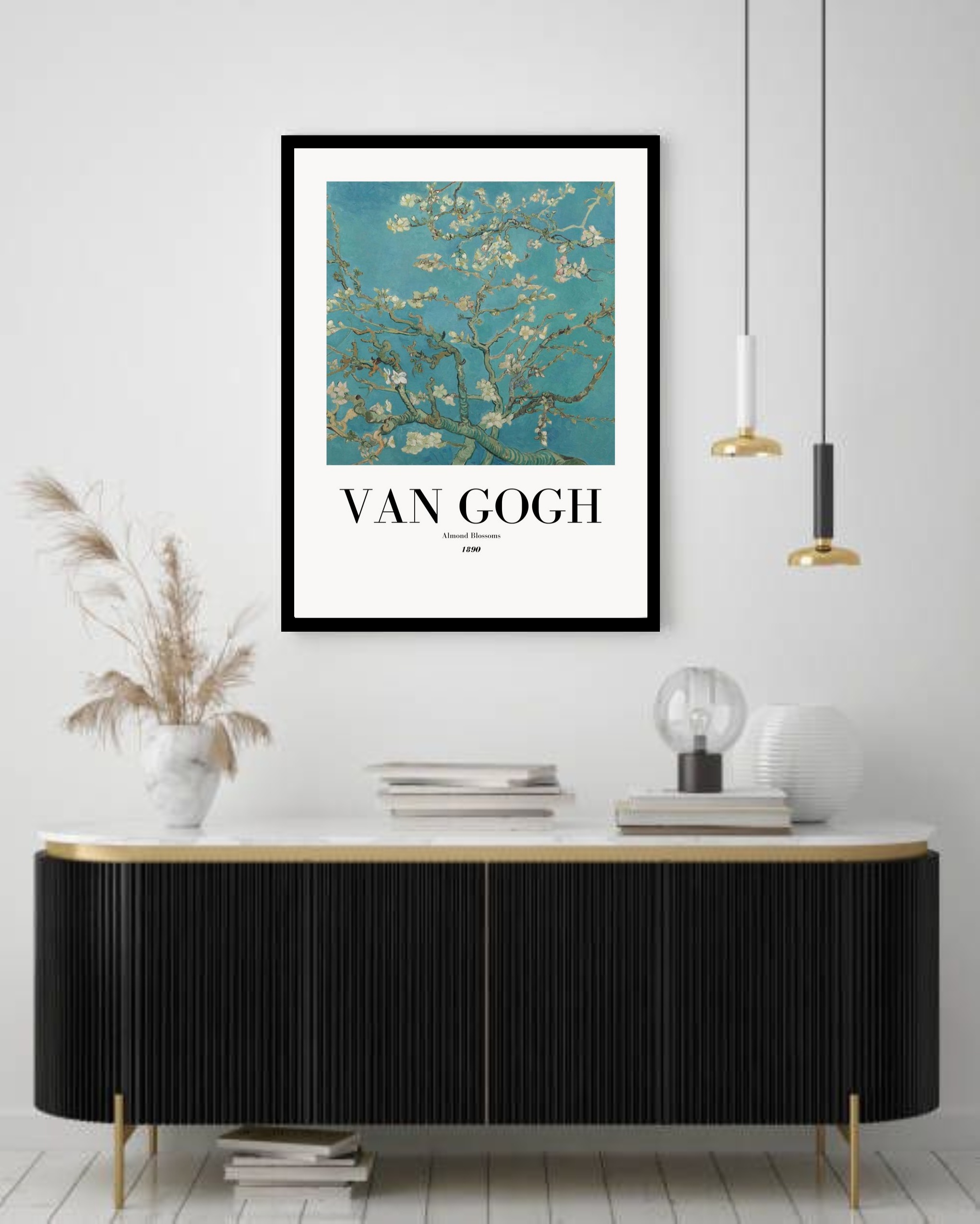 Quadro Decorativo Van Gogh Almond Blossoms - 70x50 cm