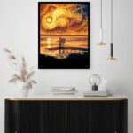 Quadro Decorativo Van Gogh Beach - 70x50 cm