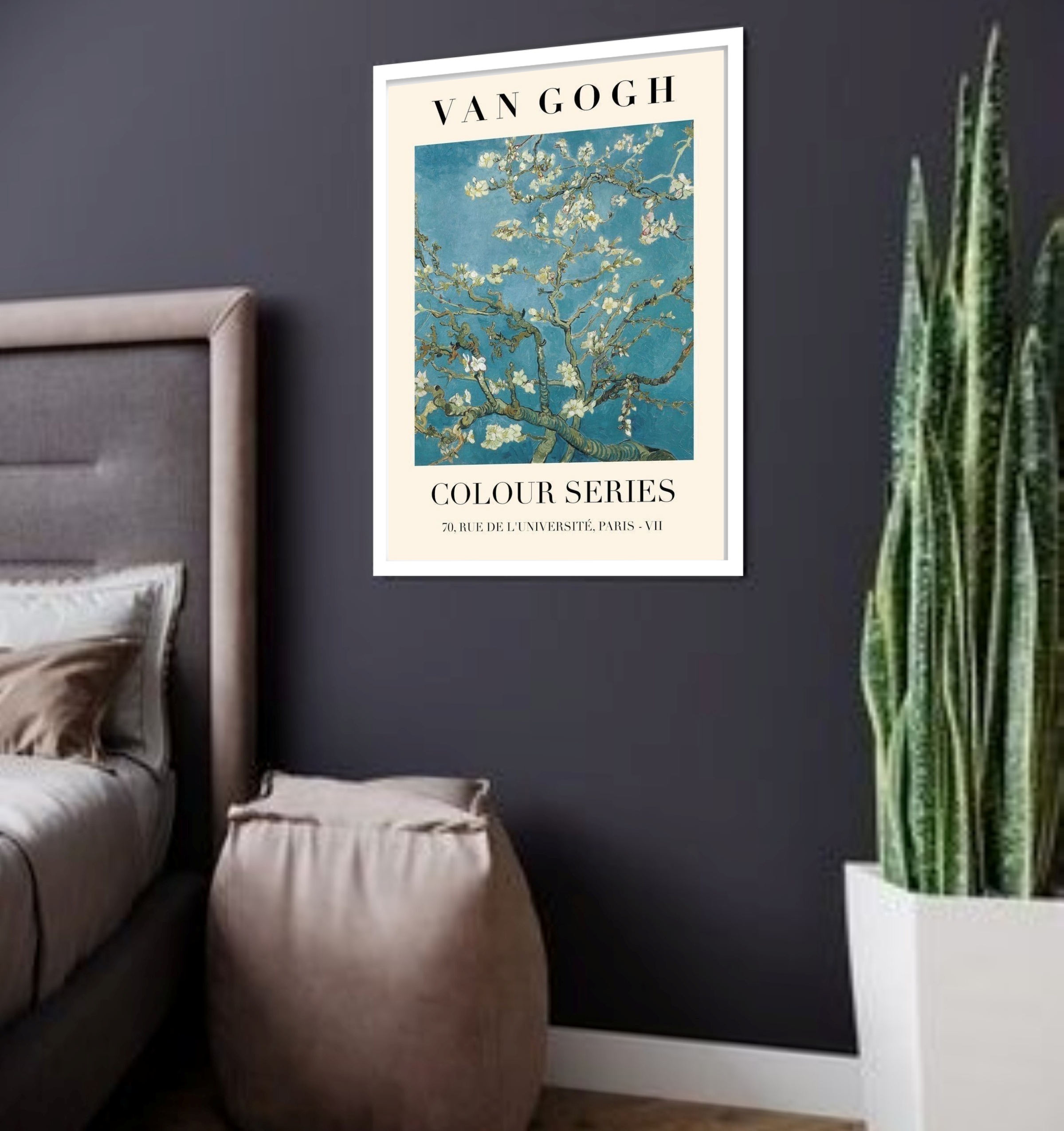 Quadro Decorativo Van Gogh Cerejeira - 70x50 cm