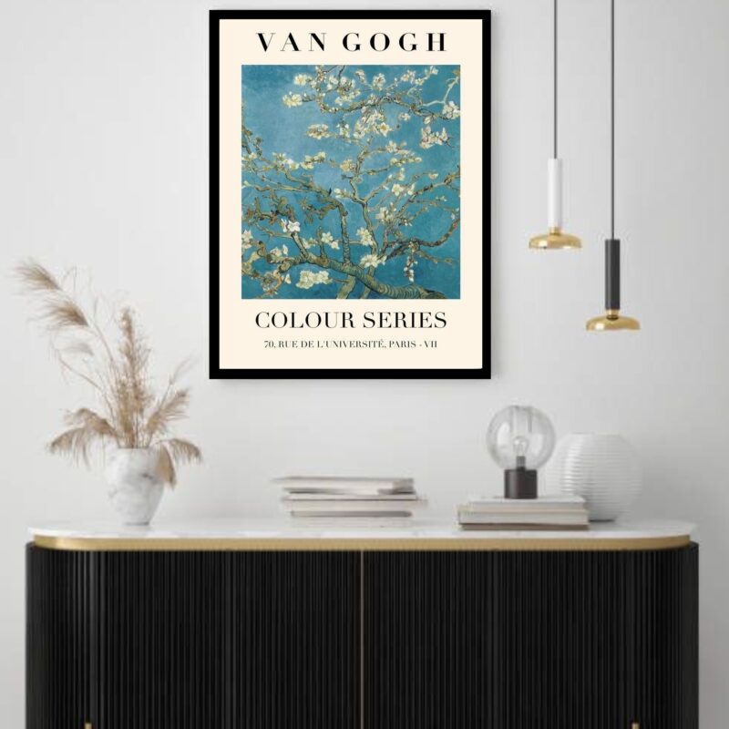 Quadro Decorativo Van Gogh Cerejeira - 70x50 cm