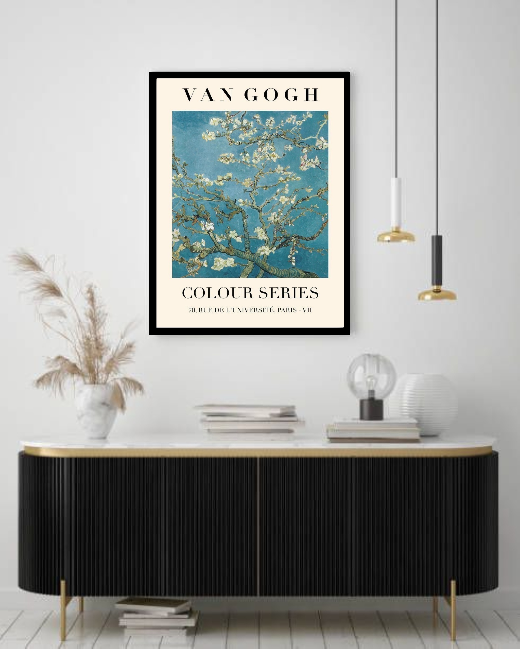 Quadro Decorativo Van Gogh Cerejeira - 70x50 cm