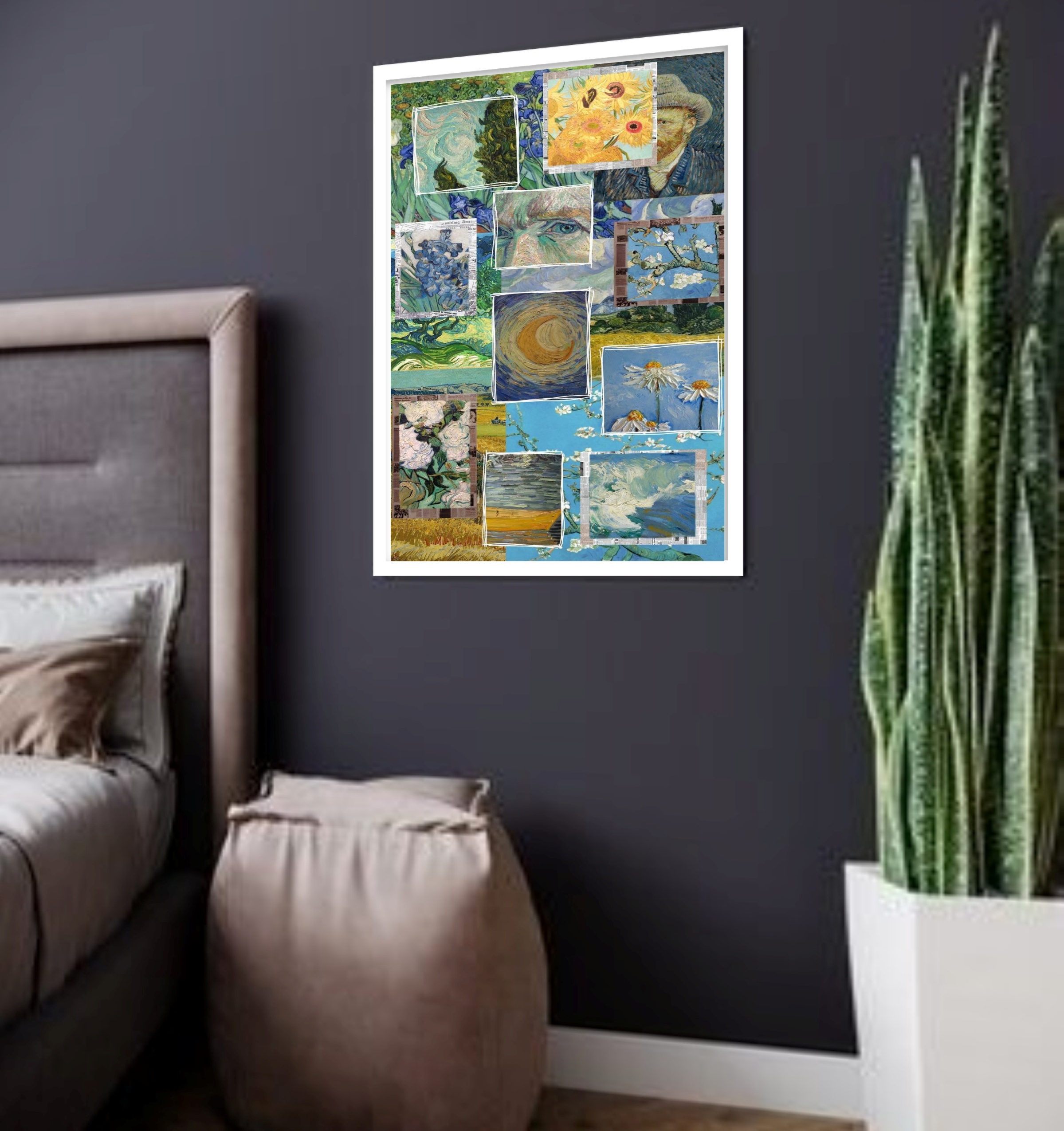Quadro Decorativo Van Gogh Obras - 70x50 cm