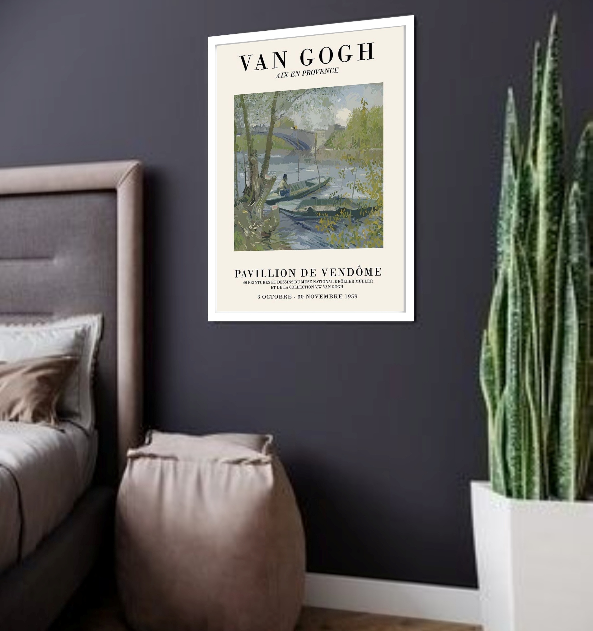 Quadro Decorativo Van Gogh Pavillion de Vendôme - 70x50 cm
