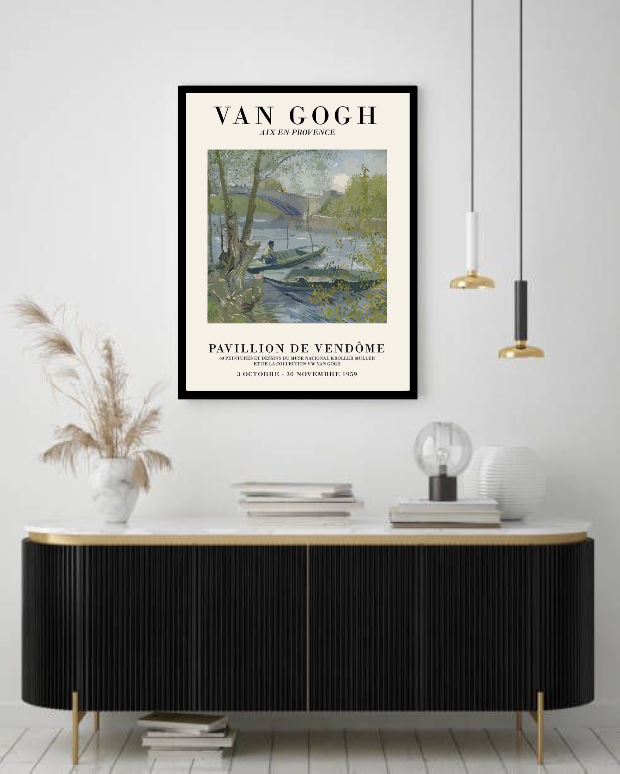 Quadro Decorativo Van Gogh Pavillion de Vendôme - 70x50 cm