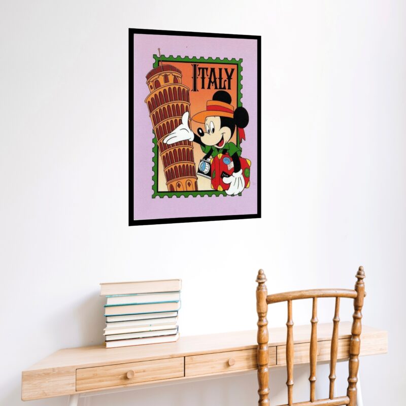Quadro Decorativo Viagem Para Itália - 70x50 cm
