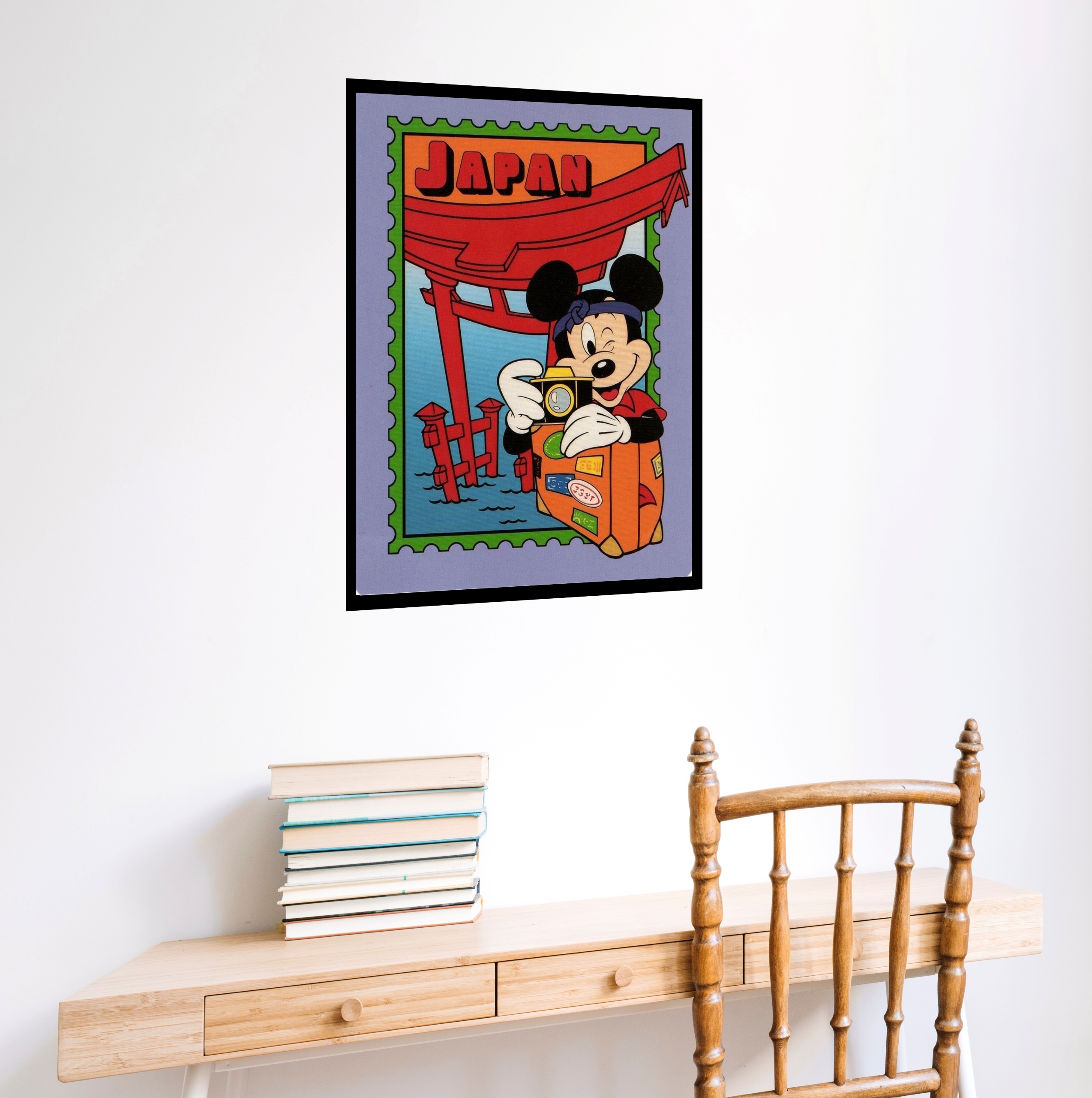 Quadro Decorativo Viagem Para Japão - 70x50 cm