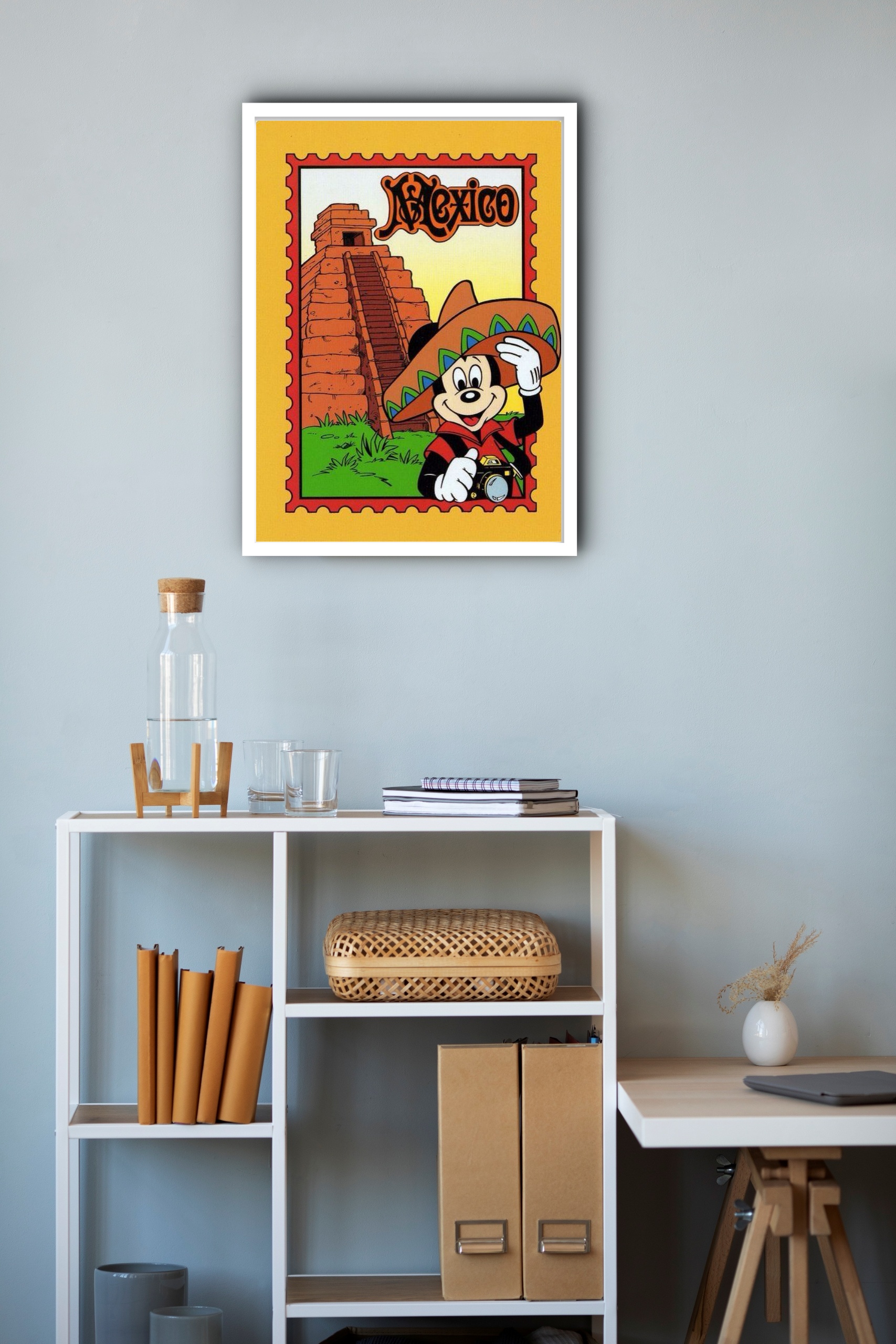 Quadro Decorativo Viagem Para México - 70x50 cm