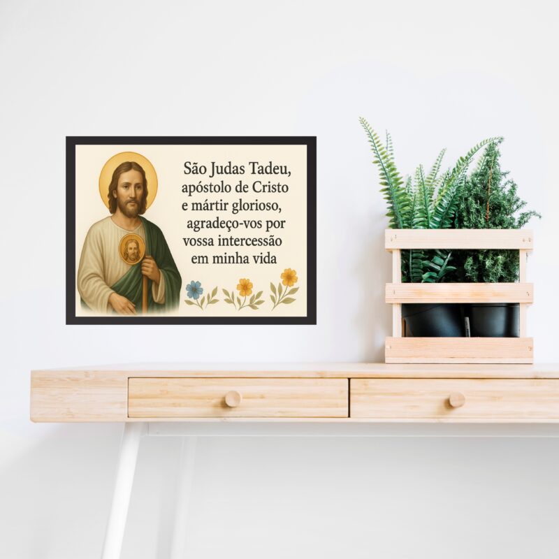 Quadro Horizontal São Judas Tadeu