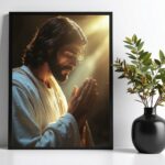 Quadro Jesus Fazendo Oração