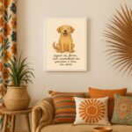 Quadro Cachorro Caramelo Signo Humor