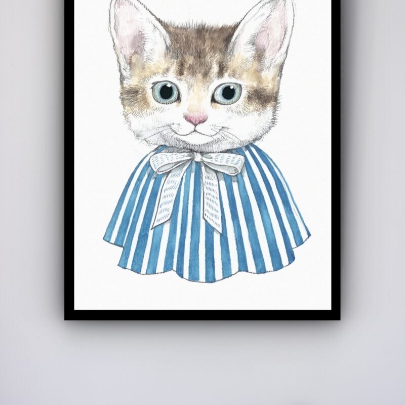 Quadro Decorativo Baby Cat - 70x50 cm