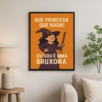 Quadro Decorativo Bruxa - Sou Bruxona