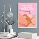 Quadro Decorativo Cachorro Caramelo - Fofoca