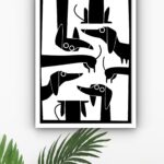 Quadro Decorativo Cachorro Salsicha - 70x50 cm