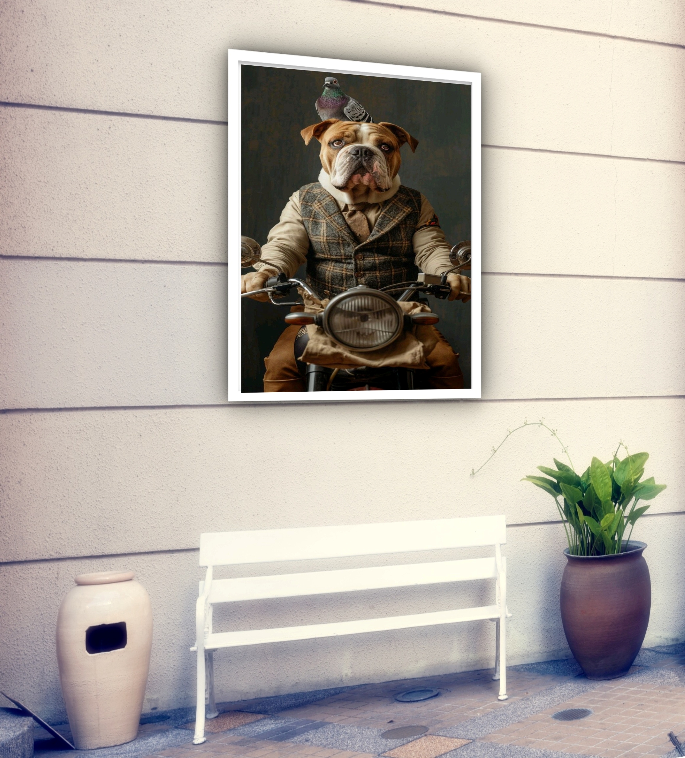 Quadro Decorativo Capivara Alternativa - 70x50 cm