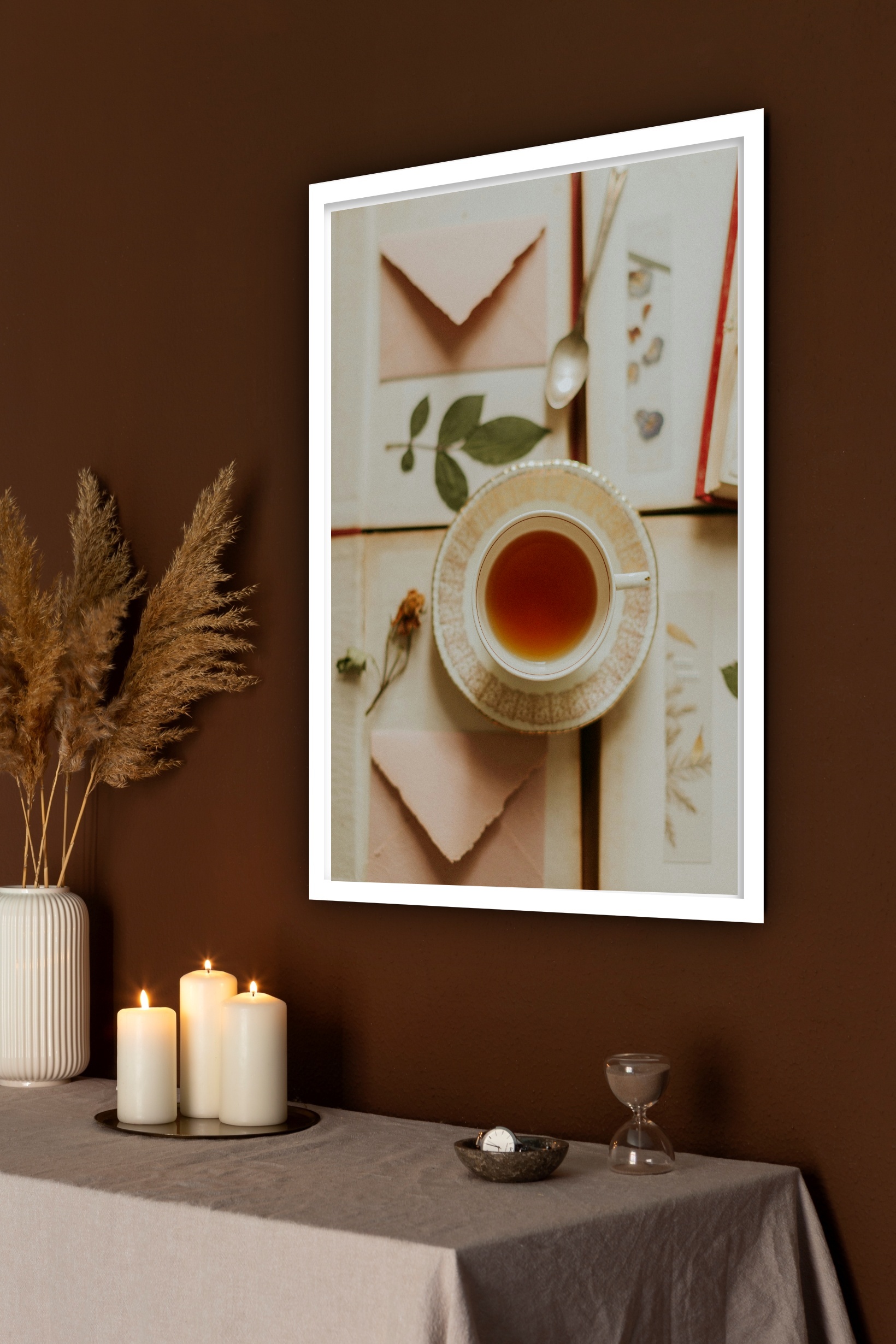 Quadro Decorativo Chá Com Leitura - 70x50 cm