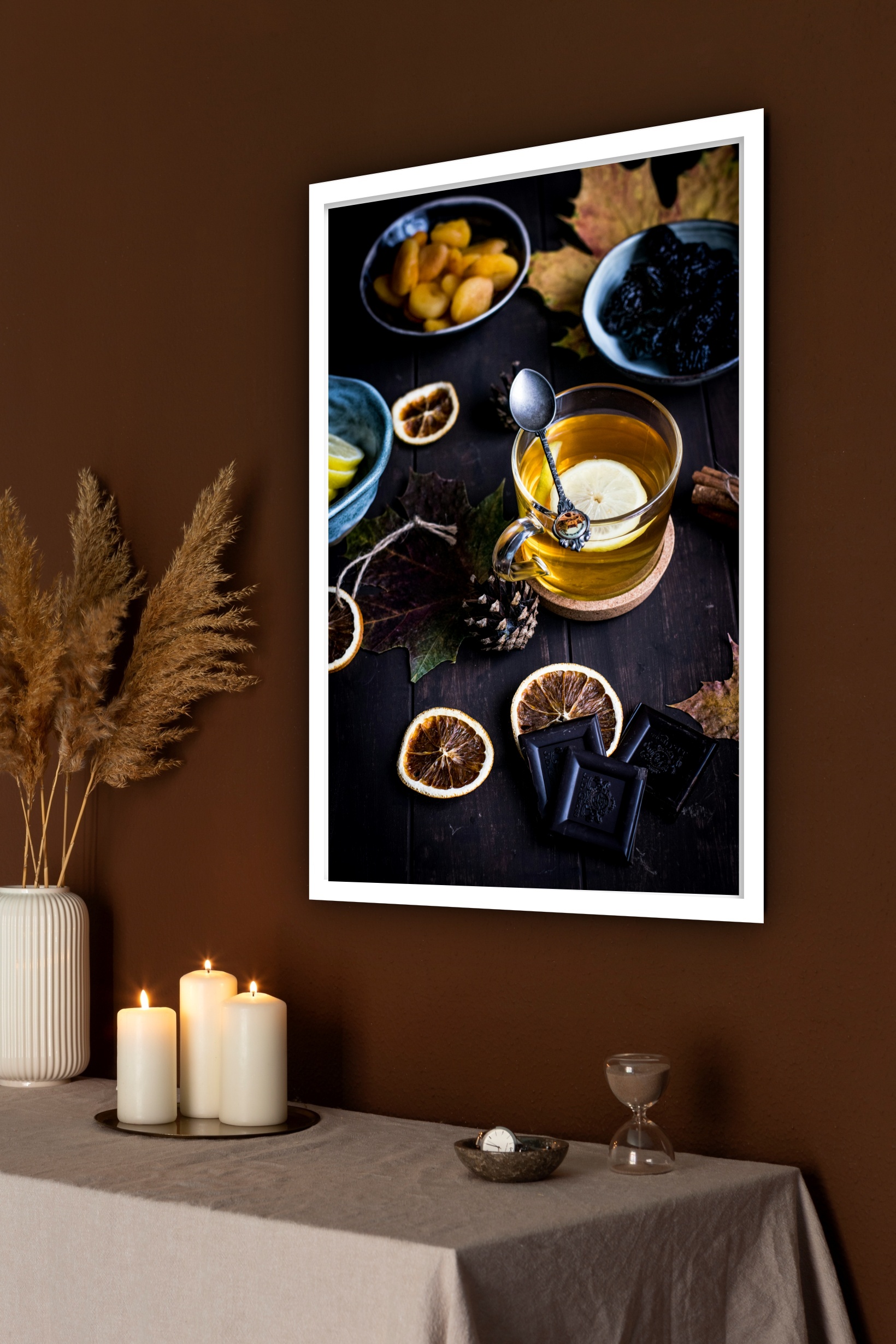 Quadro Decorativo Chá Com Limão - 70x50 cm
