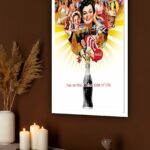 Quadro Decorativo Coca-Cola Garrafa e Mulheres - 70x50 cm