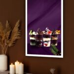 Quadro Decorativo Copos de Açaí - 70x50 cm