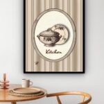 Quadro Decorativo Cozinha Kitchen Country - 70x50 cm