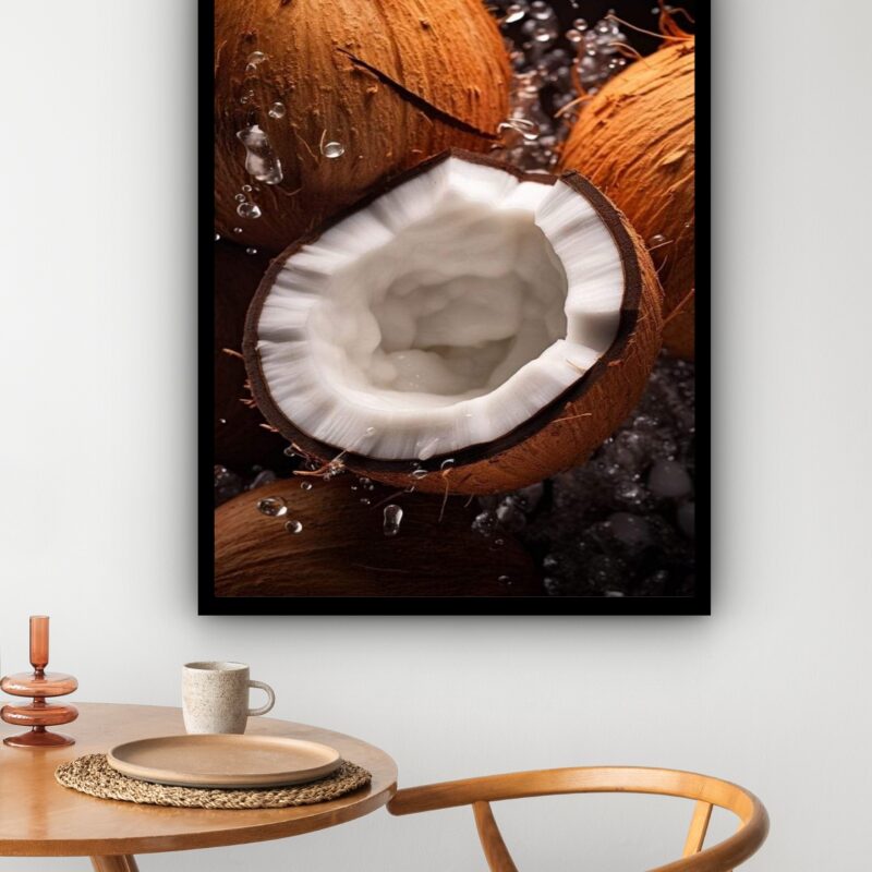 Quadro Decorativo Fotografia Cocos - 70x50 cm