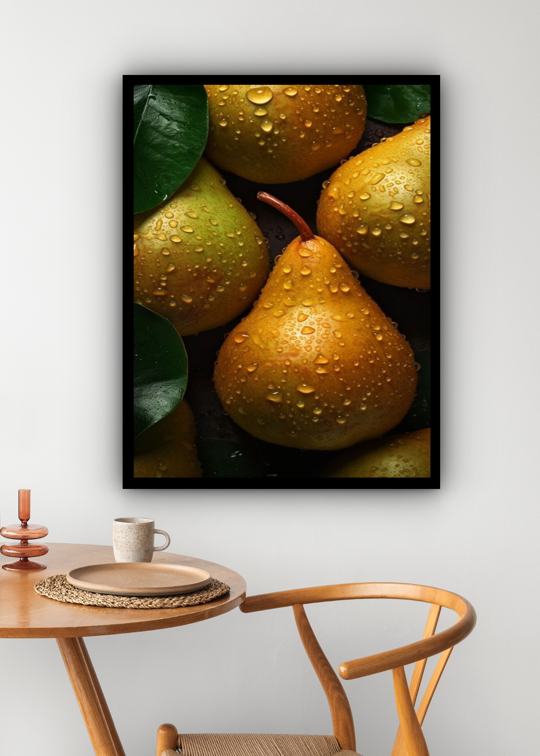 Quadro Decorativo Fotografia Pêras - 70x50 cm
