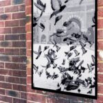 Quadro Decorativo Fotografia Pombos - 70x50 cm