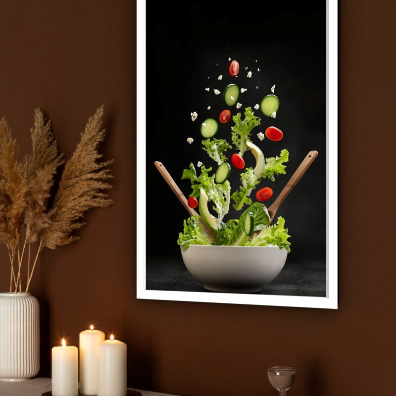 Quadro Decorativo Fotografia Salada - 70x50 cm