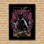 Quadro Decorativo Tarot O Gato - 70x50 cm