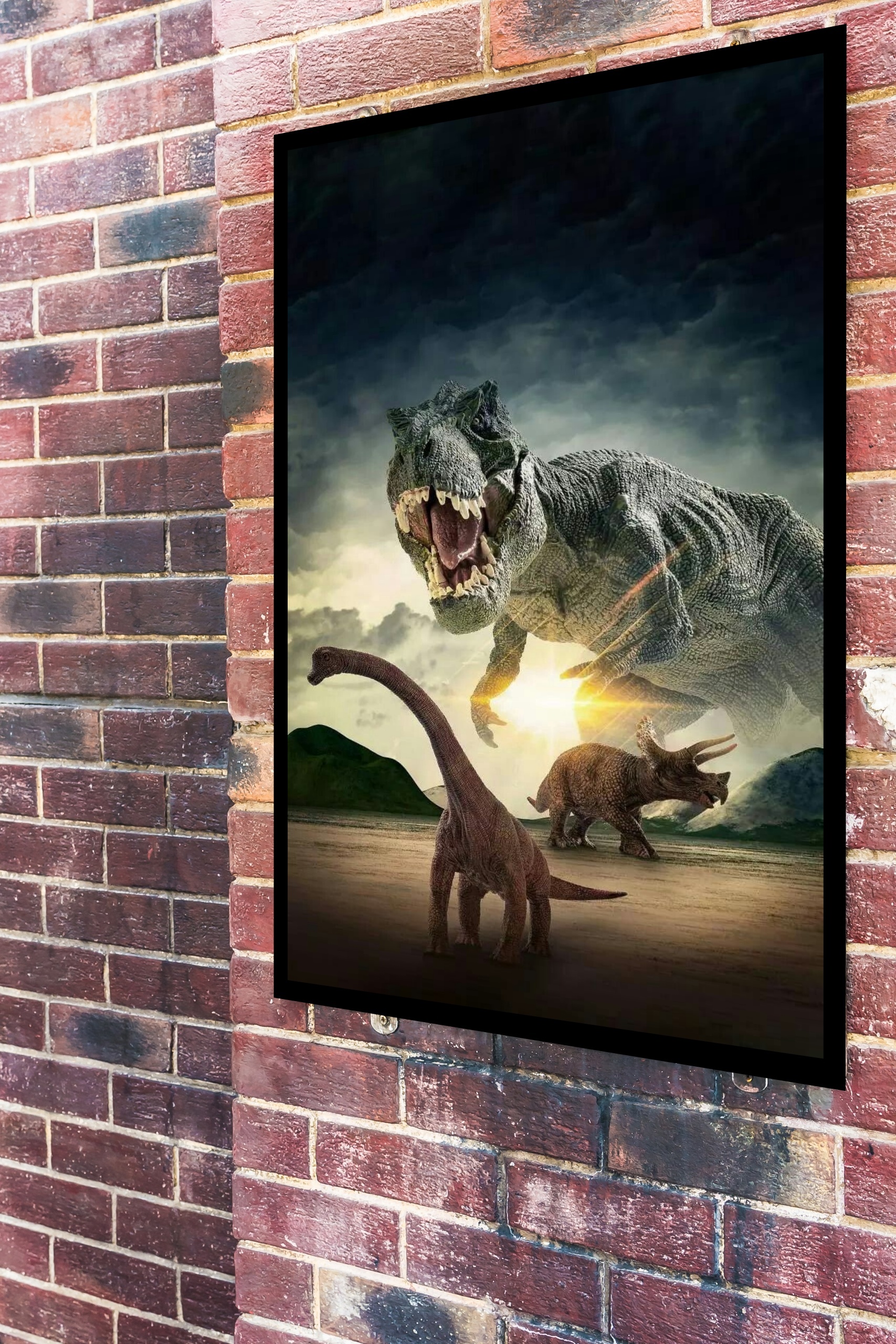Quadro Decorativo Tiranossauro Rex - 70x50 cm