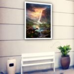 Quadro Decorativo Vale Dos Dinossauros - 70x50 cm