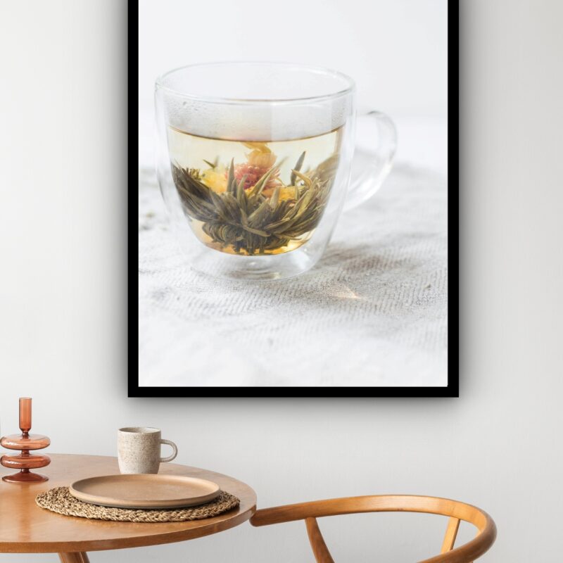 Quadro Decorativo Xícara De Chá - 70x50 cm