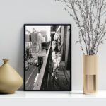 Quadro Marilyn Monroe Com Câmera Fotográfica