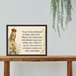 Quadro Nossa Senhora De Fátima Do Rosário - Oração